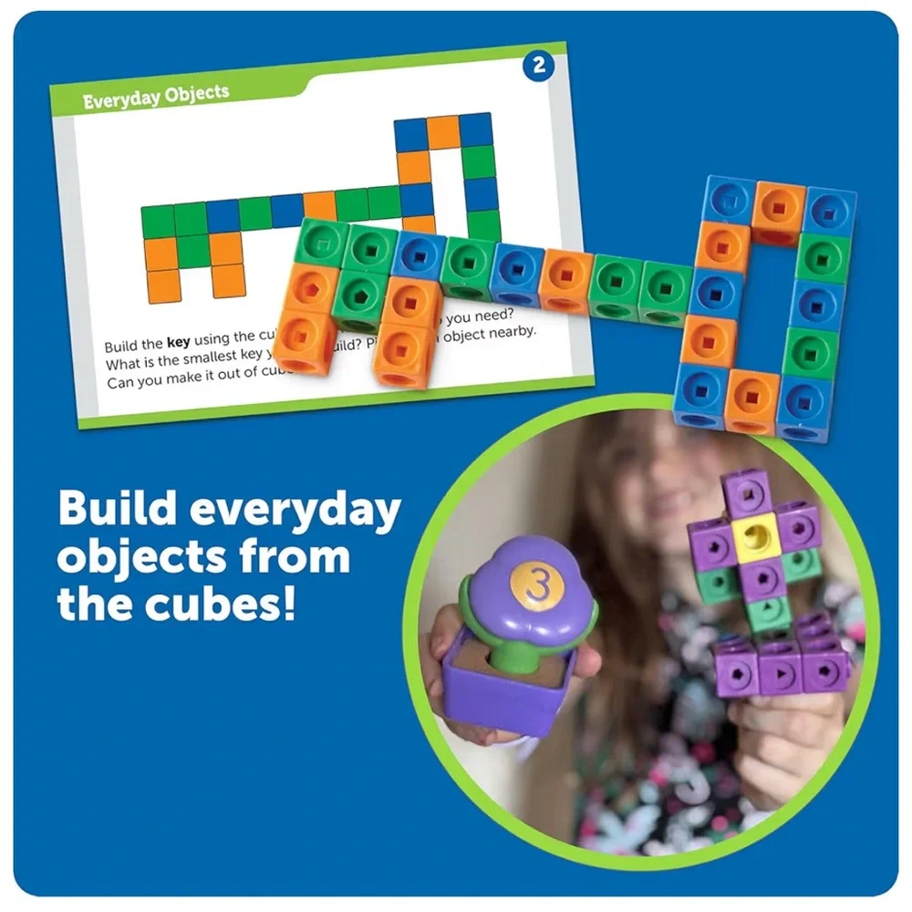 Learning Resources MathLink Cubes Early Math Activity Set - Picture 2 of 6